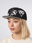 Бейсболка MITCHELL NESS арт. HS12817-SJSBLCK San Jose Sharks NHL (черный)